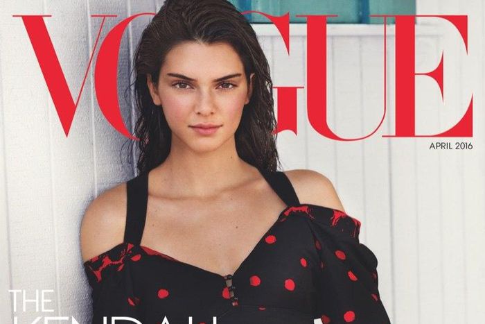 Kendall Jenner for a special subscribers edition for Vogue