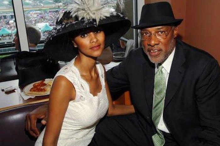 Young woman dating older man