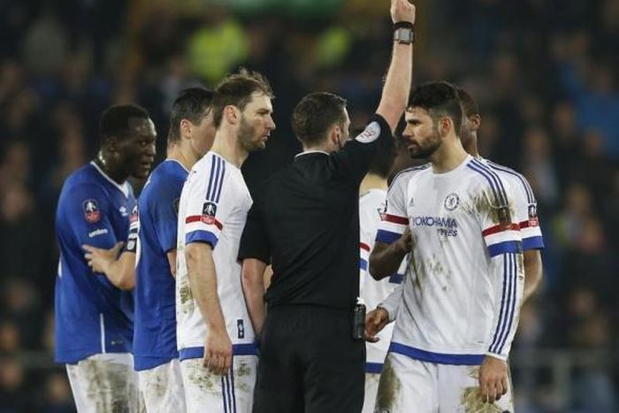 Chelsea striker Costa charged by FA for improper conduct