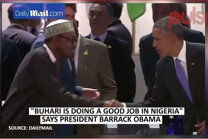 "Buhari is doing a good job in Nigeria''