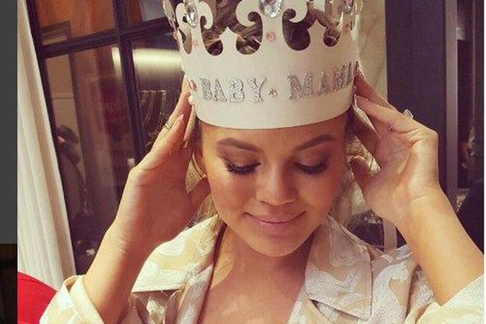 Chrissy Teigen at the baby shower