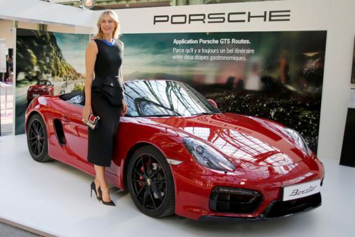 Porsche says suspends sponsorship of Maria Sharapova