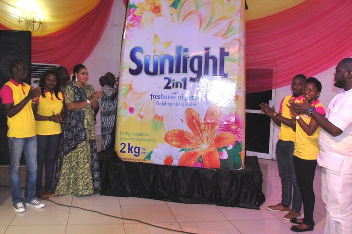 Unveiling of the new improved Sunlight detergent at Alarambara Owambe.