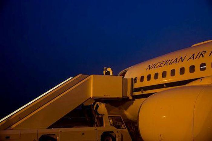President Muhammadu Buhari arrives Nigeria from the US on April 4, 2016
