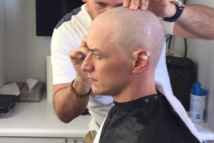 James McAvoy goes bald for X-Men character