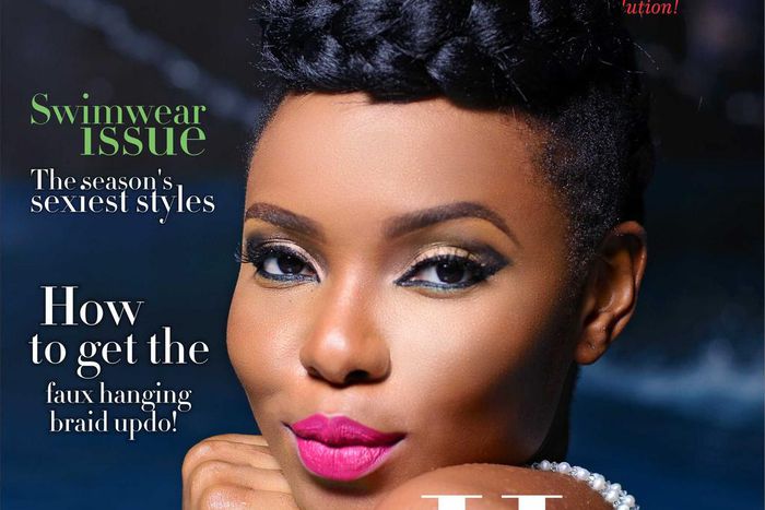 Yemi Alade on the cover of OnoBello magazine