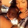 Tiwa Savage & son enjoy Dubai desert safari