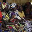 Parents of the Chibok girls attend a meeting with Nigeria's President Muhammadu Buhari at the presidential villa in Abuja, Nigeria, January 14, 2016.