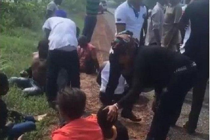 The scene of the accident involving God Is Good Motors