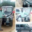 Man receives G-Wagon as apology