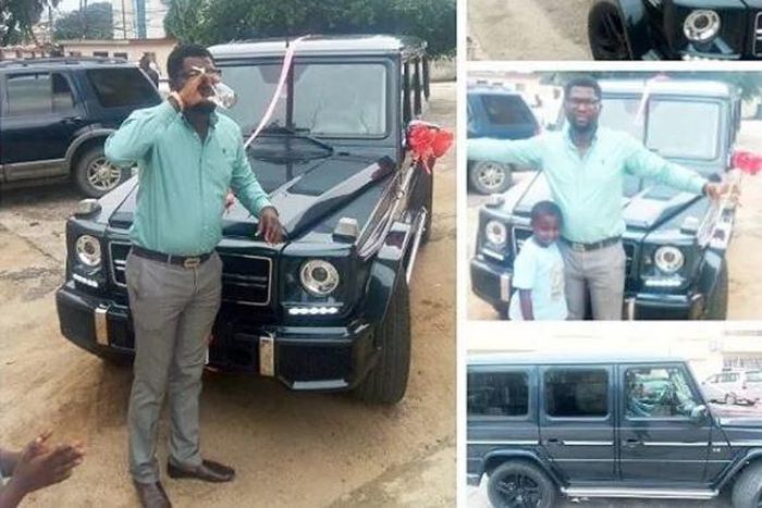 Man receives G-Wagon as apology