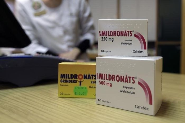 Mildronate (Meldonium) medication is pictured in the pharmacy in Saulkrasti, Latvia, March 9, 2016. REUTERS/Ints Kalnins