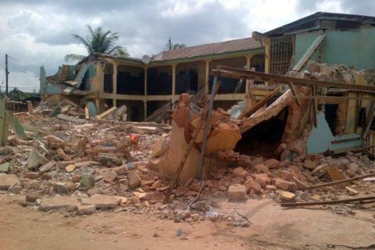 collapsed building in Jigawa state