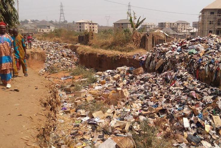 Erosion ravaged area in Onitsha (Photo used for illustrative purposes only)