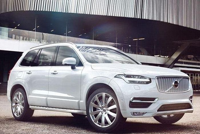 Volvo XC90 sport utility vehicle, an adapted version of this will be used in the trials
