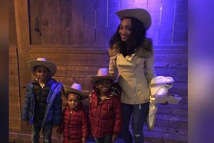 Odion Ighalo's wife and kids