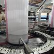 A worker fabricates a plastic bag designed to hold cotton at the Badenya Company factory in Koutiala August 31, 2012.