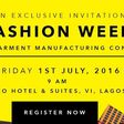 Register to attend AFWN 2016 Textile and Garment Manufacturing Conference