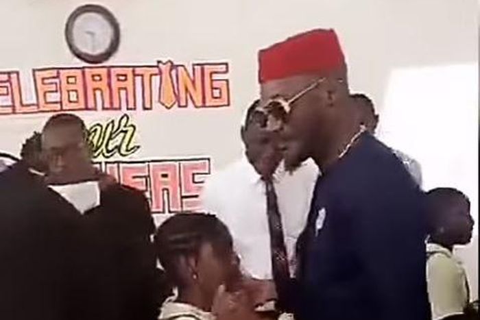 2Face Idibia walts with daughter