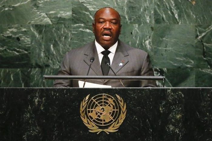 President Ali Bongo Ondimba of Gabon addresses a plenary meeting of the United Nations Sustainable Development Summit 2015 at the United Nations headquarters in Manhattan, New York September 26, 2015. REUTERS/Darren Ornitz