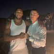 Anthony Joshua and Cristiano Ronaldo joined forces in Dubai [Instagram]