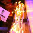 People light candles during a candlelight vigil for the victims of EgyptAir flight 804, at the Cairo Opera house in Cairo, Egypt May 26, 2016.