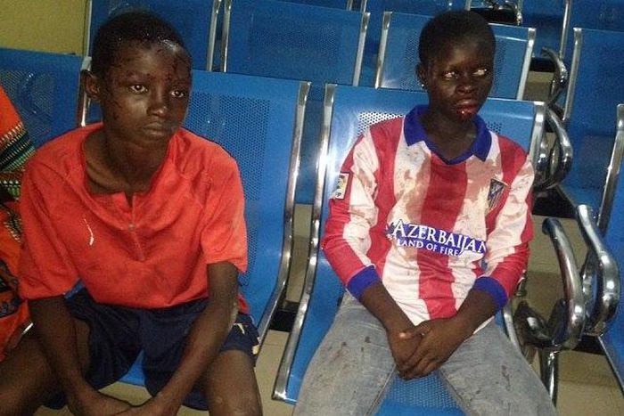 The brutalized kids, Ibrahim Azeez and Shukura Azeez