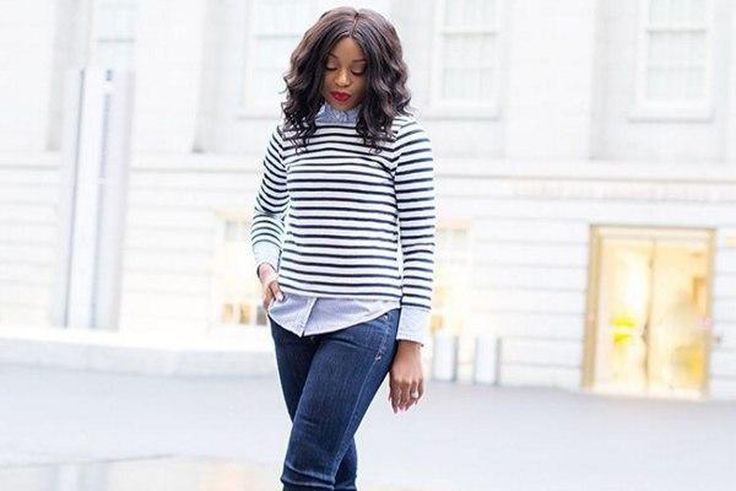 Stella Uzo looking preppy