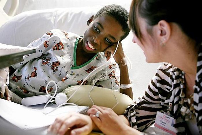 A Sickle Cell patient.