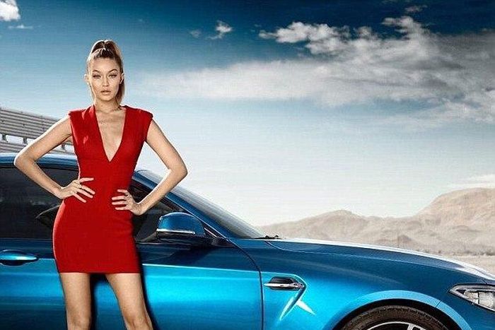 BMW M2 and Gigi Hadid