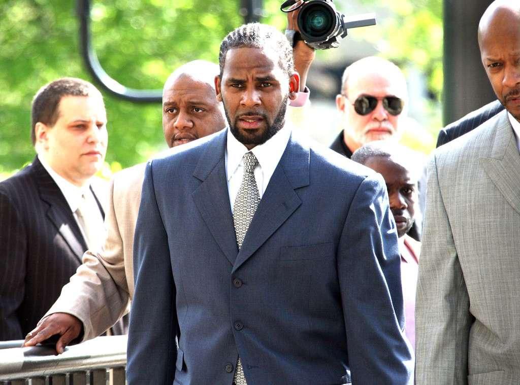 R.Kelly during his high-profile court case in which he was later acquitted