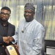 Wole Oni honoured by Tenstrings Music Institute