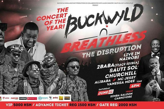 Buckwyld ‘n’ Breathless-Disruption African tour concert