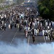Pakistan blasphemy killer's supporters clash with police near parliament