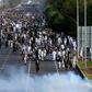 Pakistan blasphemy killer's supporters clash with police near parliament