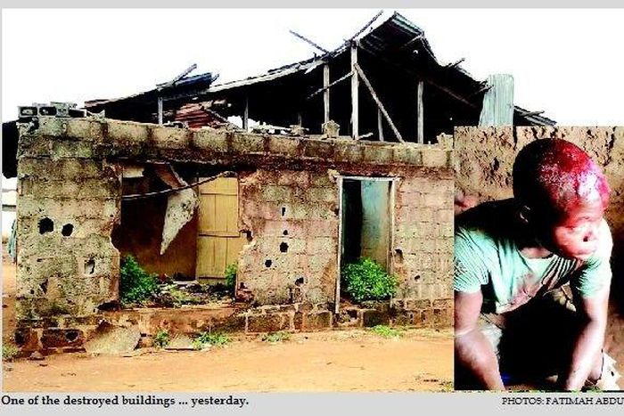 Evidence of police attack on the community