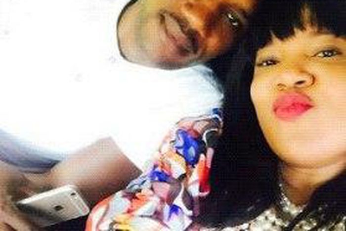 Toyin Aimakhu with her former lover Seun Egbegbe