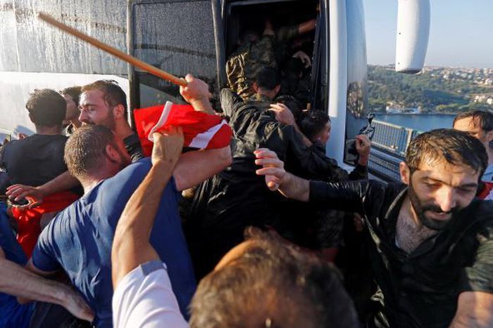 Brutality of Turkey's failed coup caught on phones, social media