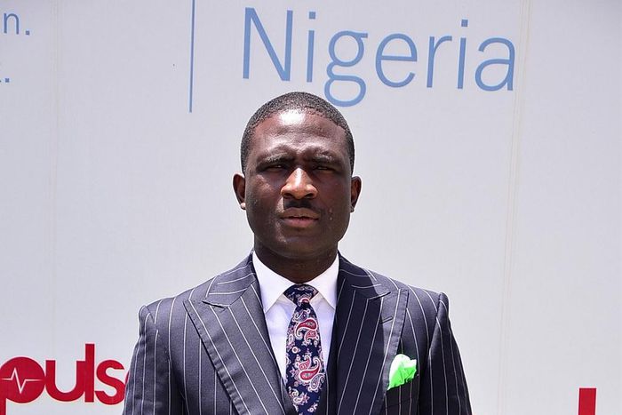 Adetayo Adeyeye of Taryor Gabriels at Pulse TV studios