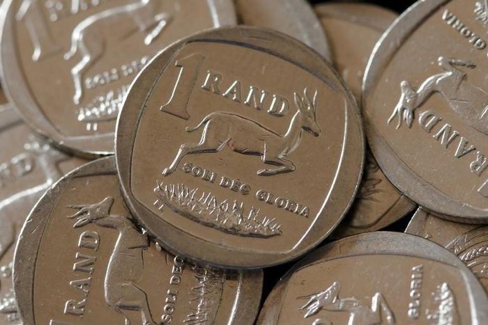 South African Rand coins are seen in this photo illustration taken September 9, 2015.
