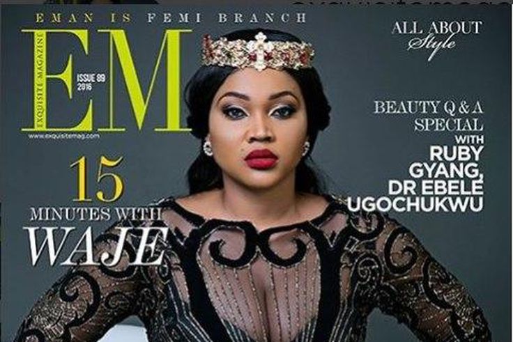 Mercy Aigbe covers the latest issue 89 0f Exquisite Magazine