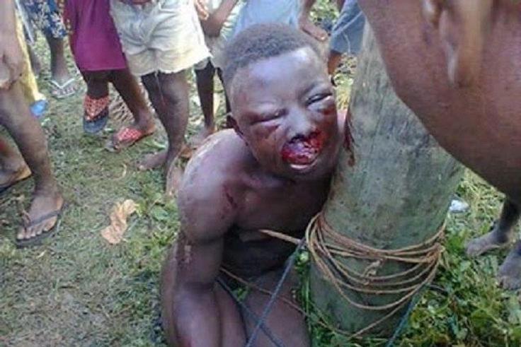The suspected plantain thief