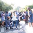 South Africa police fire rubber bullets to disperse protesters at Rhodes University