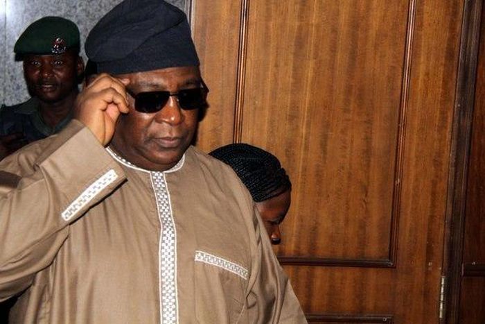 Former Chief of Defence Staff (CDS), Alex Badeh in court on March 7, 2016