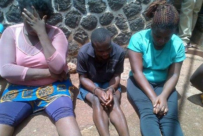 The evil children and their partner, Onyinyechi Achime, Monday Egbe and Akunna Achime