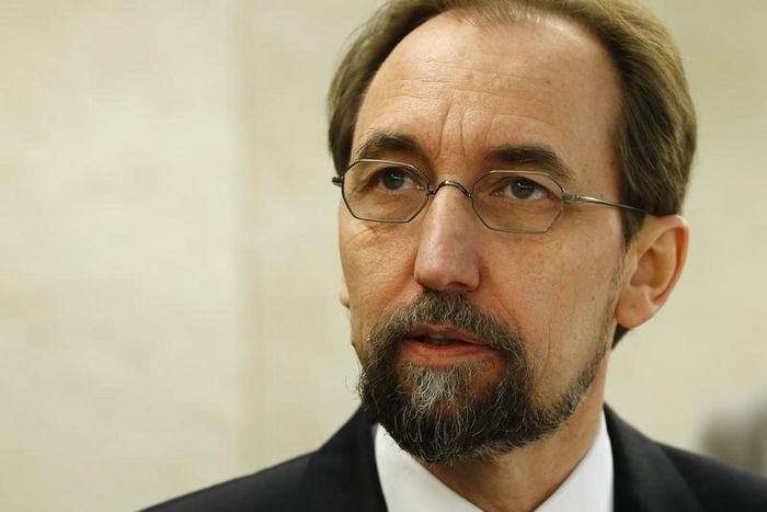 U.N. rights boss deplores detention of migrants in Europe