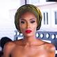 Model wears small gele