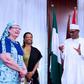 President Muhammadu Buhari and the Niger Delta delegation after a meeting on Thursday, June 30, 2016.