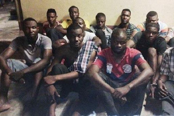 Henry Ate and his gang members