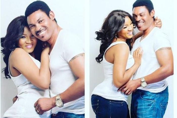 Omotola and husband, Captain Matthew
